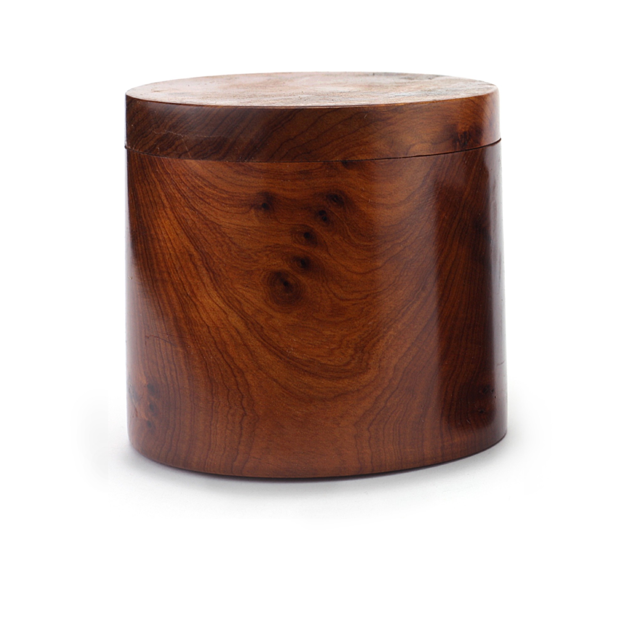 3er-Set Thuja Box rund mit Deckel von fischer's lagerhaus