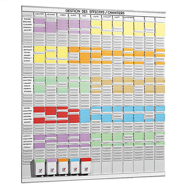Nobo Planning annuel 13 colonnes