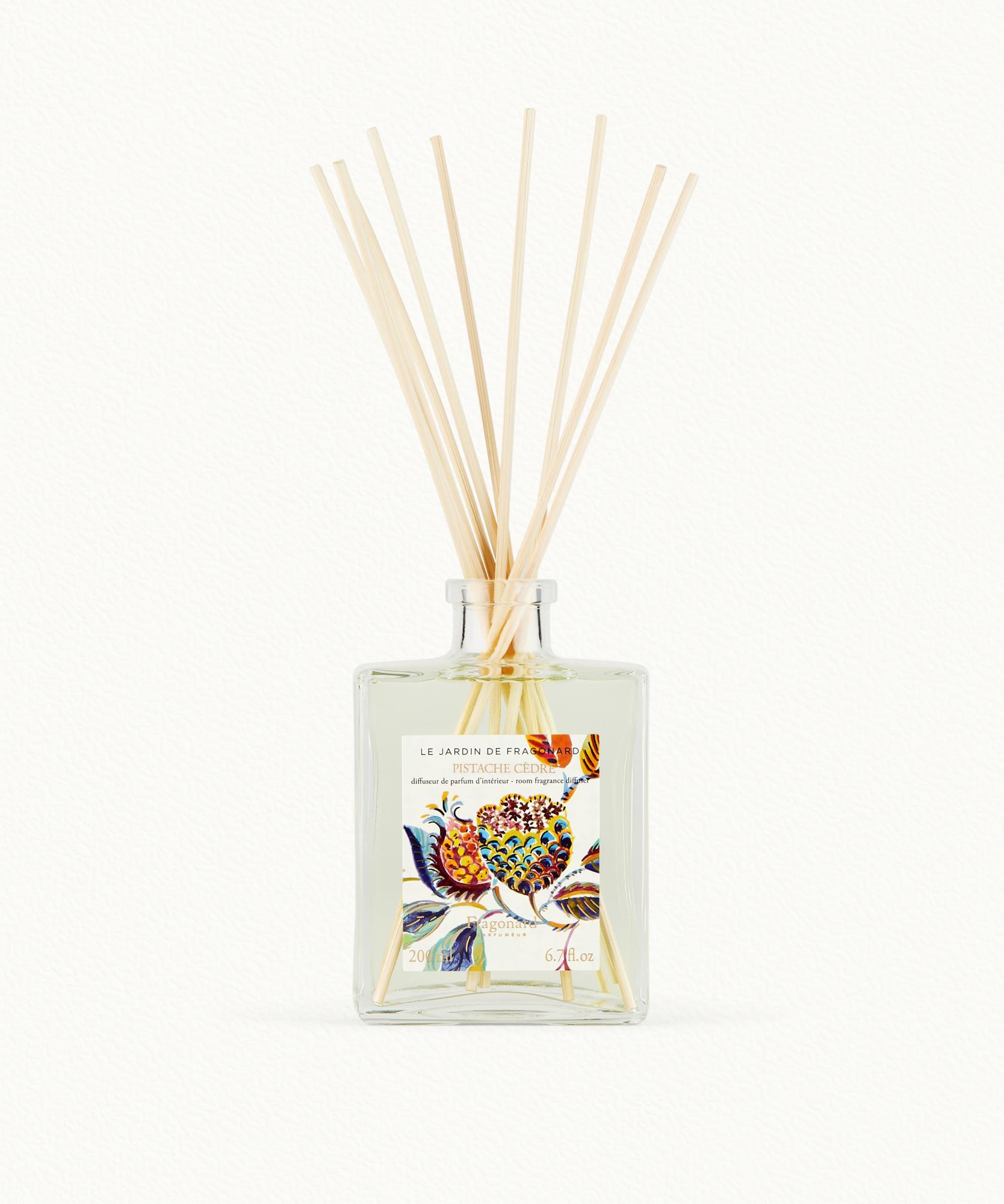 Pistache Cèdre  Diffuseur + 10 bâtonnets - flacon 200 ml