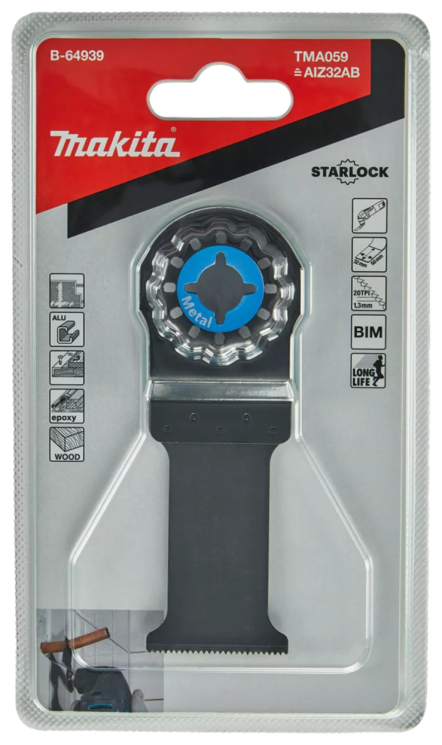 Makita TMA059 BiM Invalzaagblad - 32mm