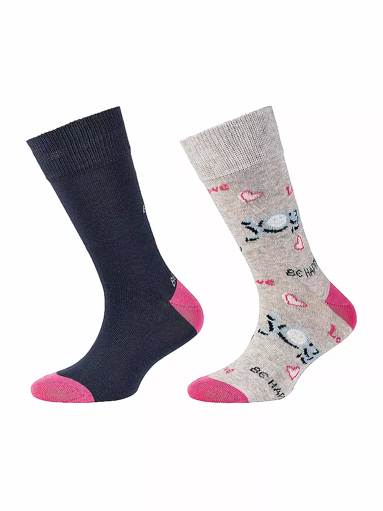 CAMANO Mädchen Socken 2er Pkg. Blue  dunkelblau