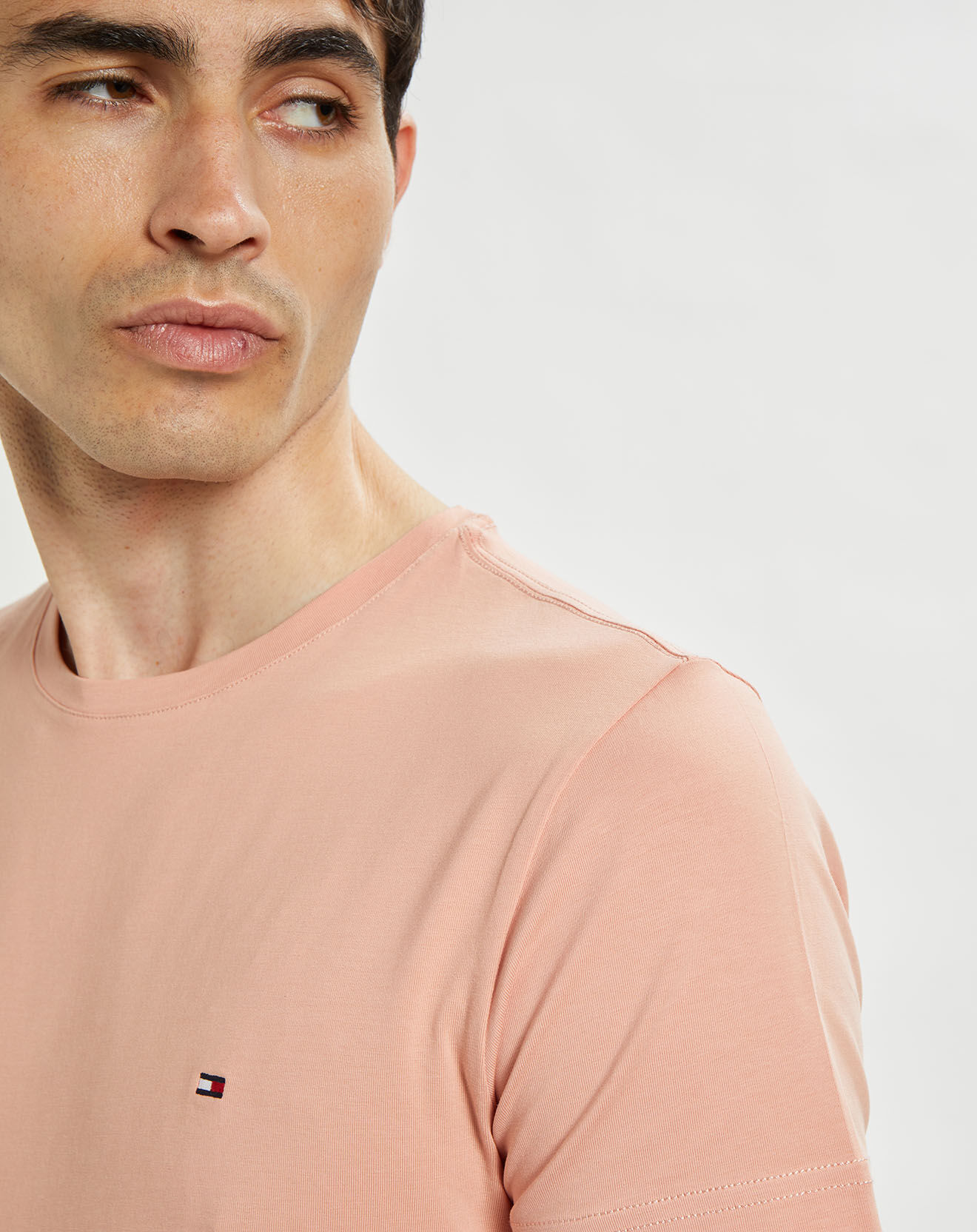 Tommy Hilfiger T-Shirt Stretch Slim Fit rose