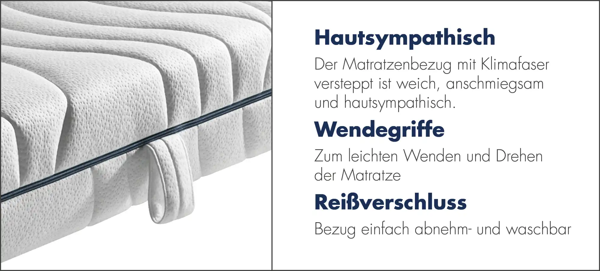 IRISETTE 7-Zonen Tonnentaschenfederkern-Matratze IRISETTE Sylt TTFK
