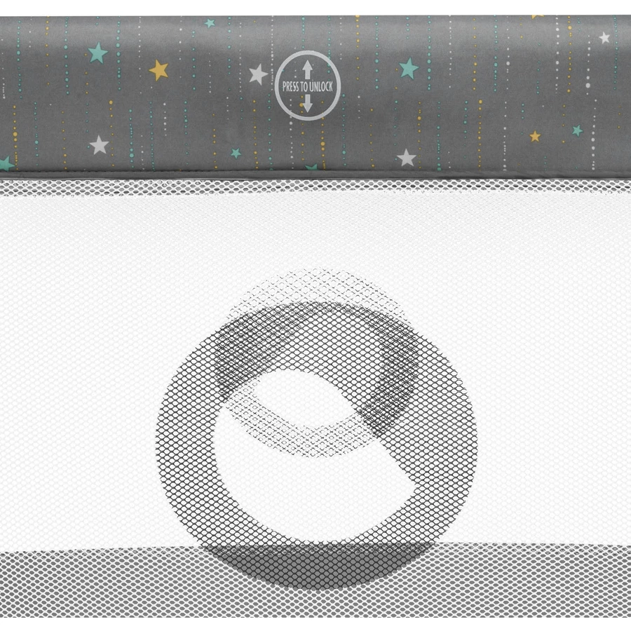 lionelo Reisebett Stefi Plus Grey Multicolor