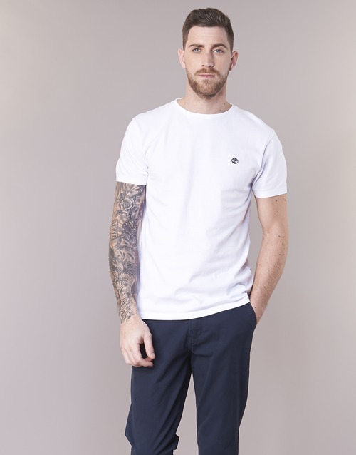 Timberland - SS DUNSTAN RIVER CREW TEE - Blanc