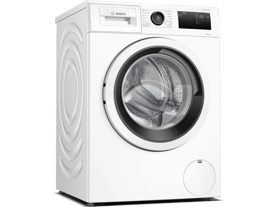 Bosch Serie | 6 WAU28RHISN - Vaskemaskine - Niche - bredde: 60 cm - højde: 85 cm - frontbetjening - 63 liter - 9 kg - 1400 rpm - hvid
