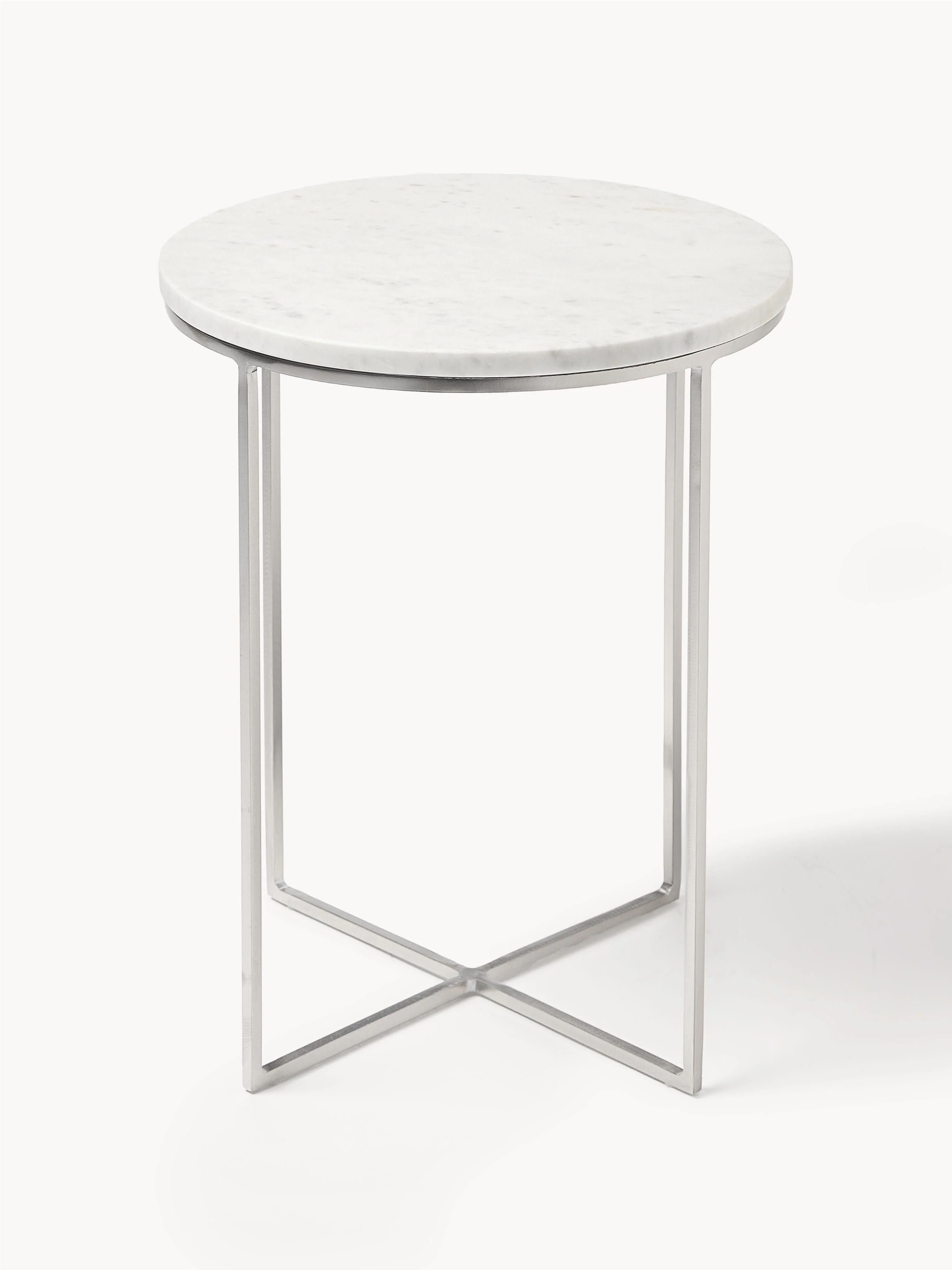 Ronde marmeren bijzettafel Alys