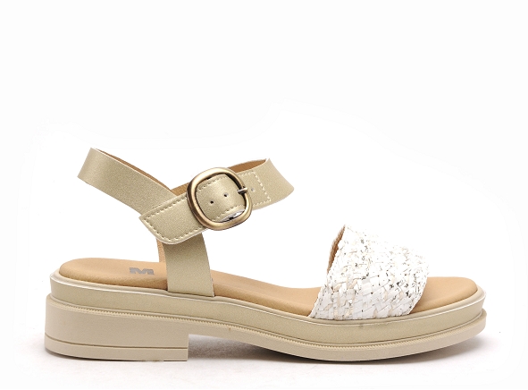 Minka nu pieds plats femme iggy blanc