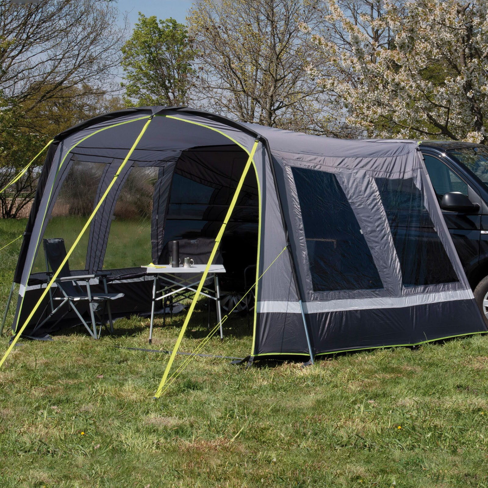 HIGH PEAK Busvorzelt Trento 2.0 Buszelt Van SUV Camping Zelt Bus Reise Vorzelt