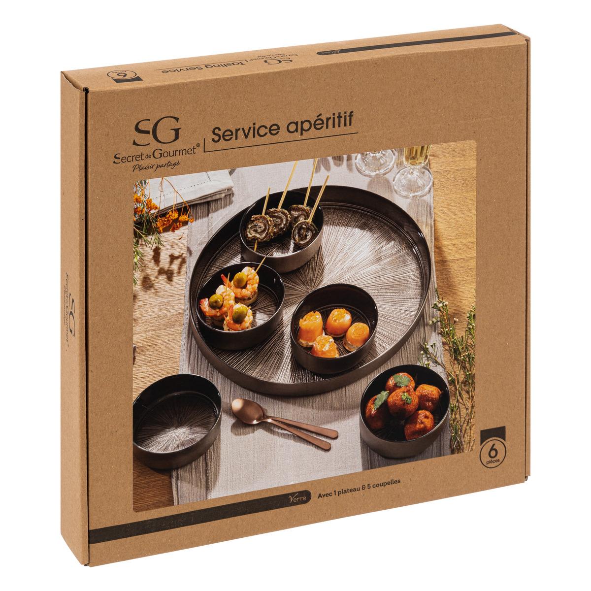 SET APERITIF ASTRA CHAMP 6 PIECES