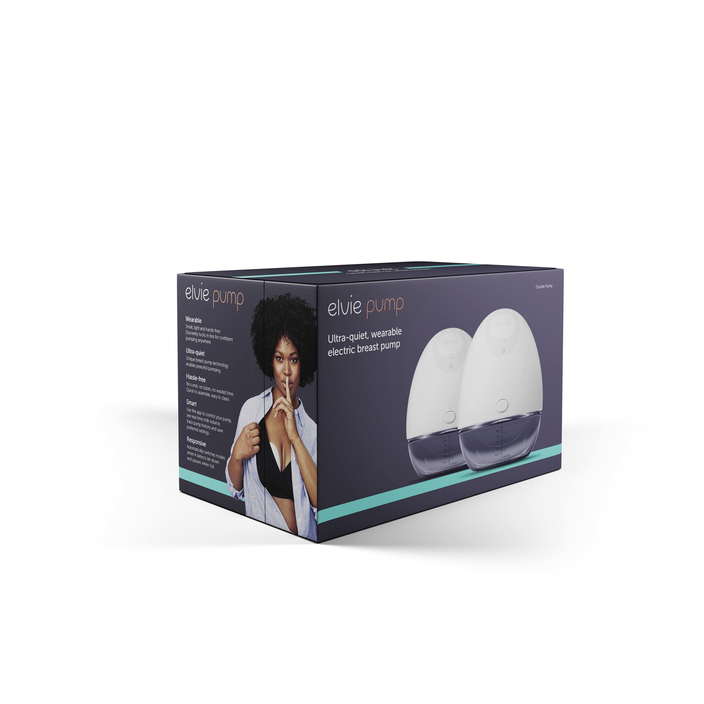 elvie Elektrische Doppel-Milchpumpe Pump