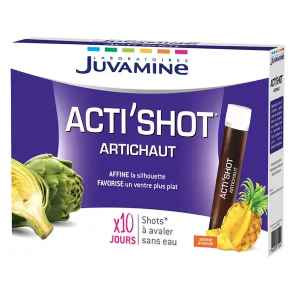 Juvamine Acti'Shot Alcachofra 10 unidades