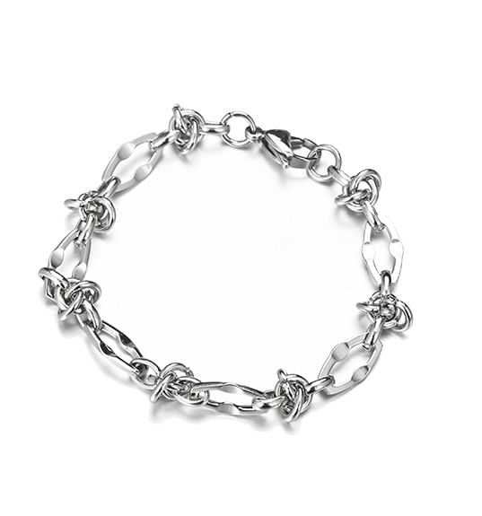 Lilafey - Stalen kettingarmband