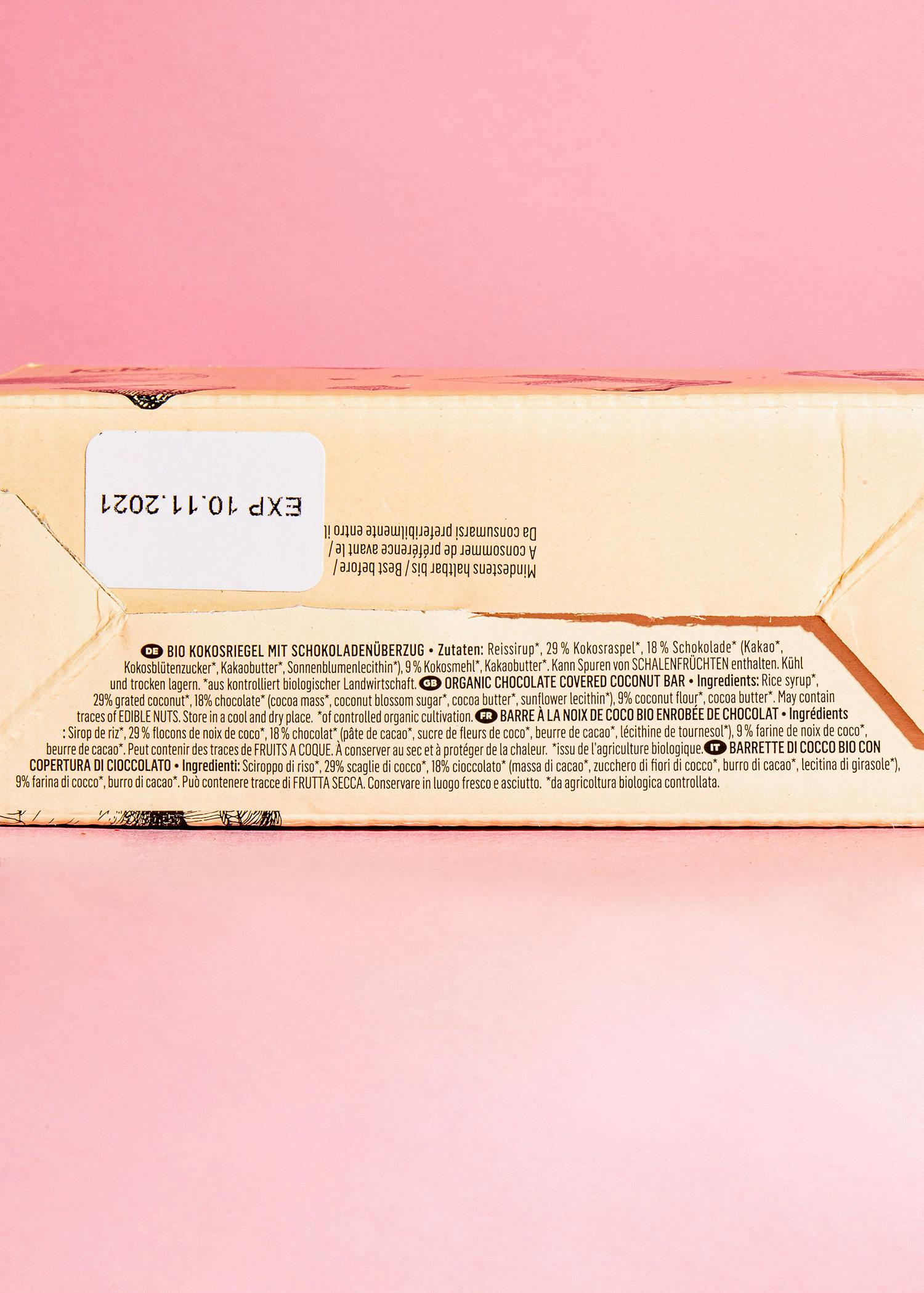 Bio Schoko-Kokos-Riegel 30 g