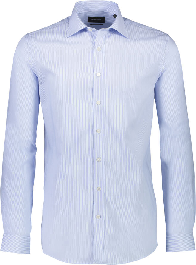 Lindbergh Technical striped shirt L/S Blå