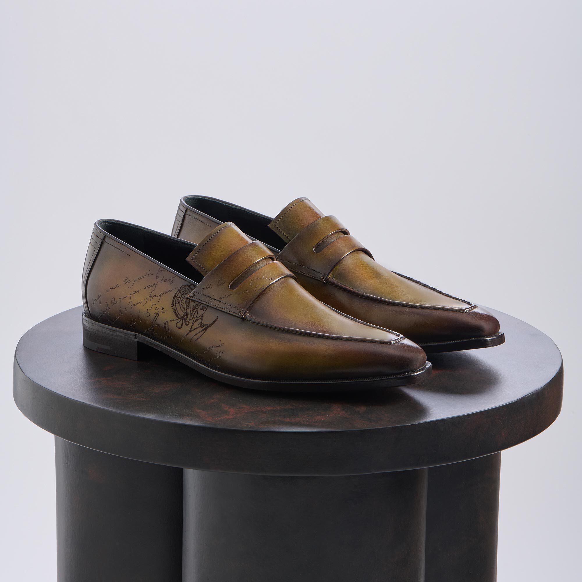 Mocassin Andy Demesure Neo En Cuir Scritto