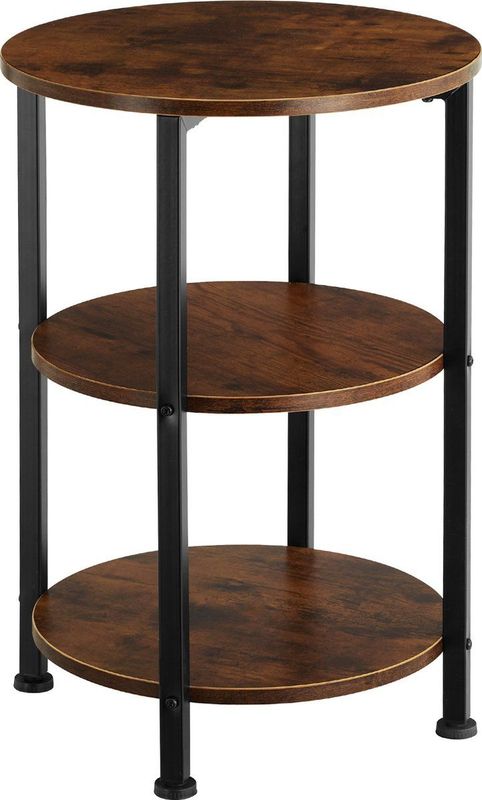 Tectake - Bijzettafel Colchester Industrial Dark - 404257