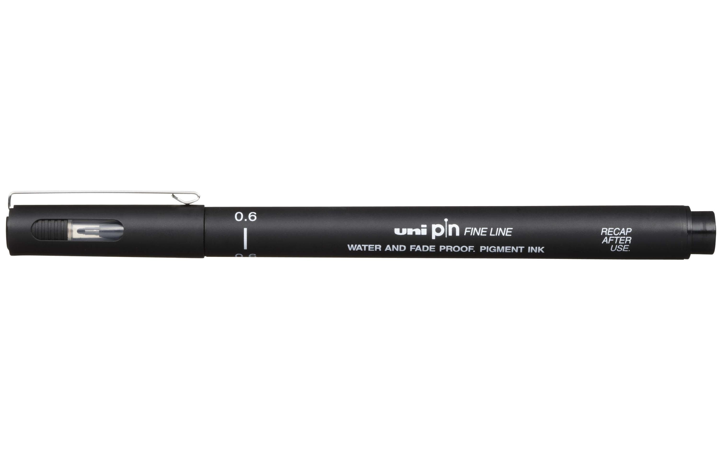 Fineliner PIN 0.6 mm, SchwarzFeinschreiber für präzises Schreiben und Zeichnen