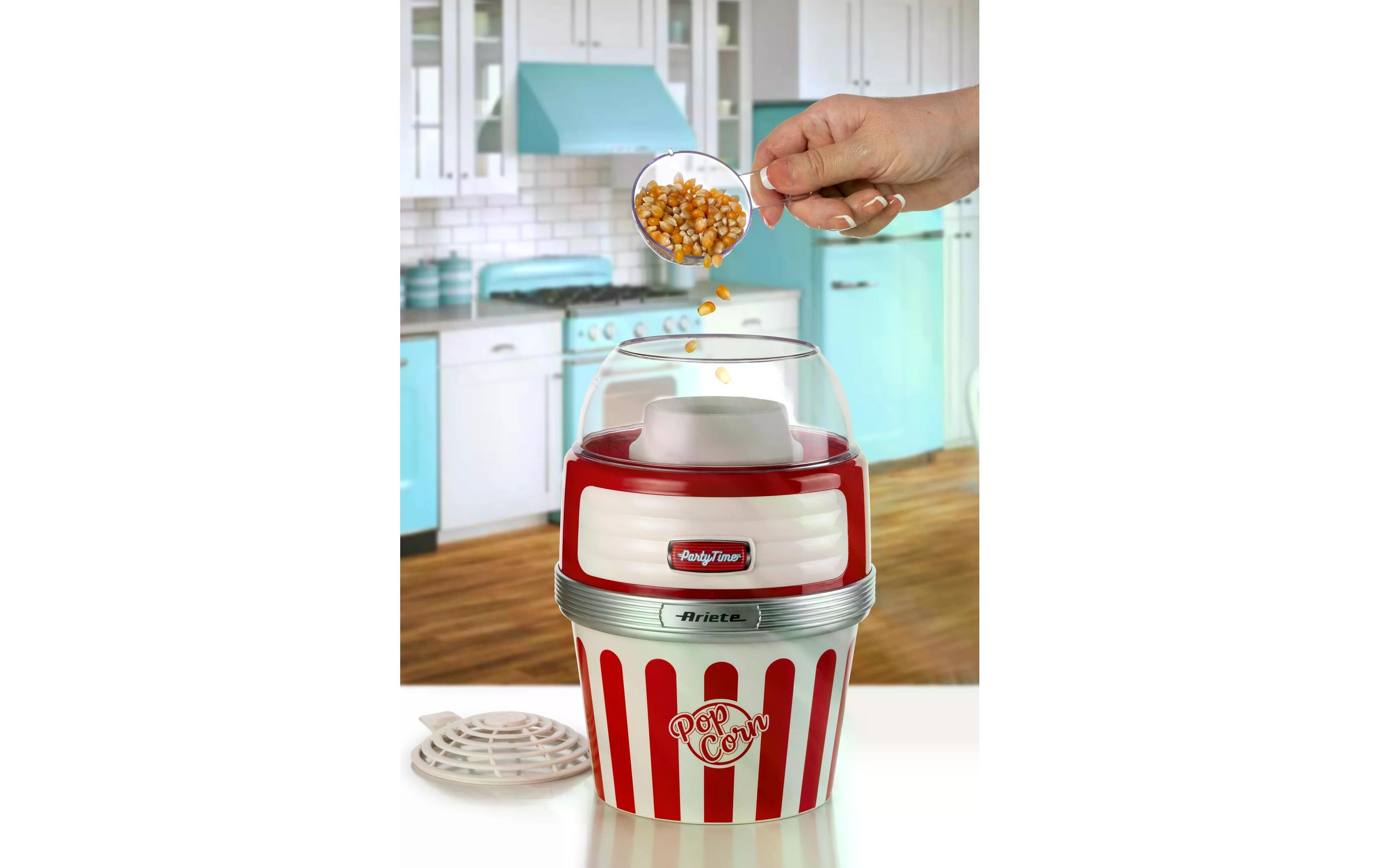Popcorn Maschine Party Time ARI-2957-RD Rot/WeissPopcornmaschine im Retro-Design