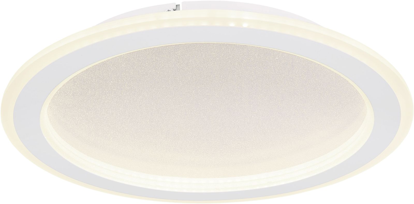 LED-Deckenleuchte - weiß - Crystal-Sand-Effekt - mit Fernbedienung