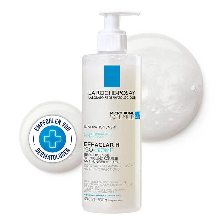 La Roche Posay Effaclar H Iso-Biome Reinigungscreme, 390 ml