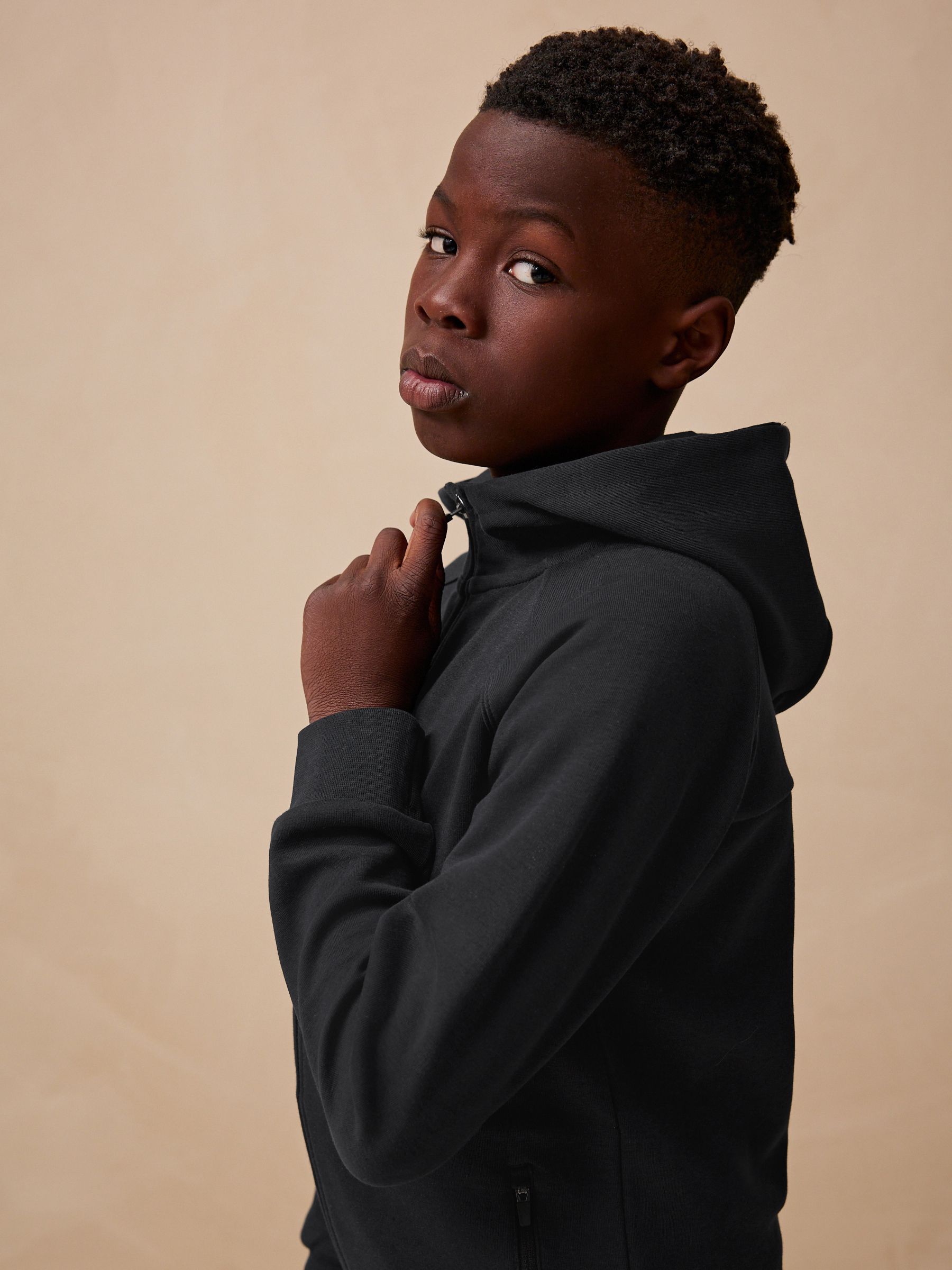 Nieuw zwart - Tech Sportswear Hoodie and Joggers Set