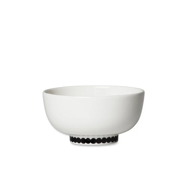 Marimekko - Oiva Räsymatto Schale, 300 ml, weiss / schwarz