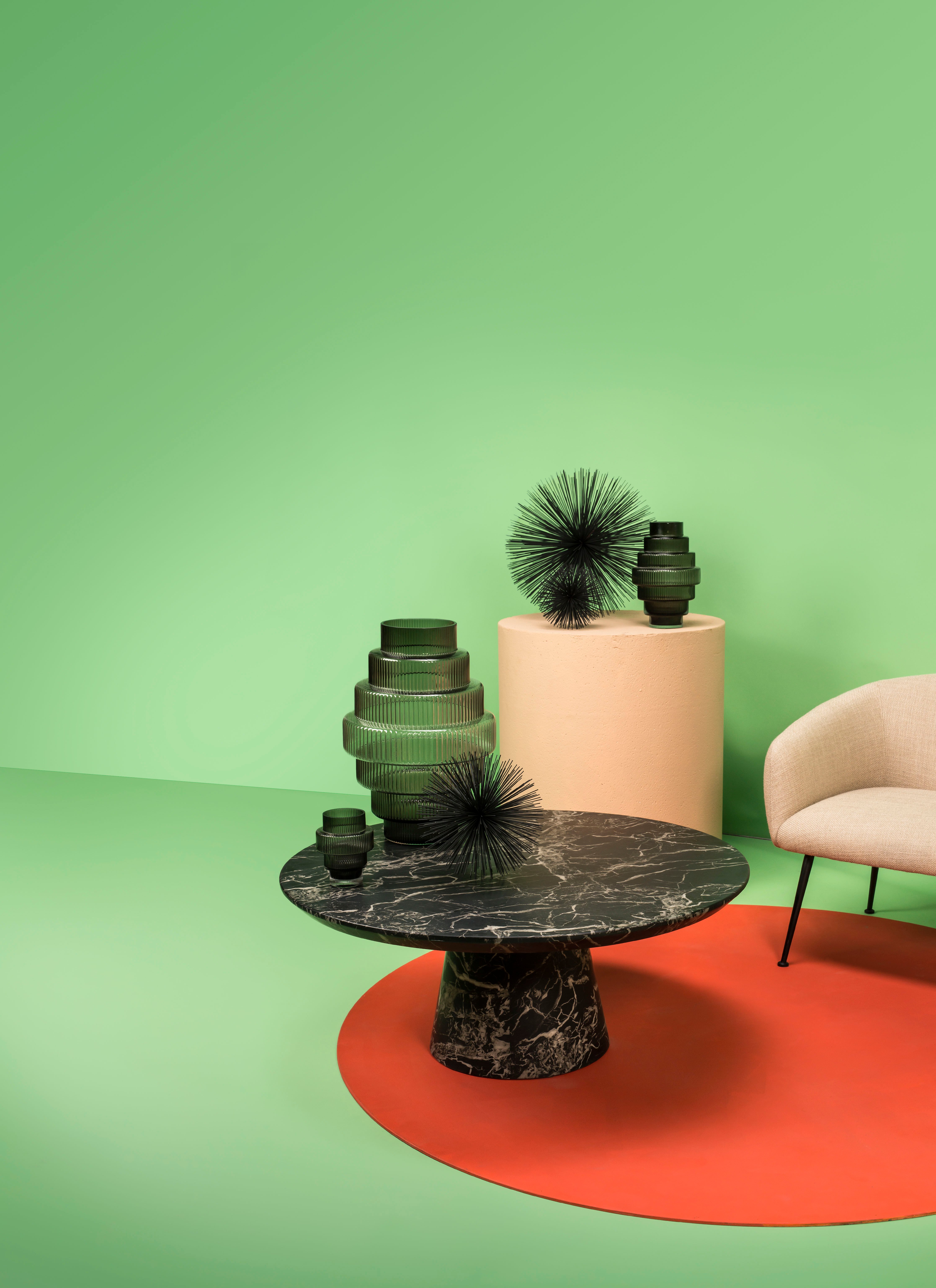 STEPS LARGE - Vase verre | Vert