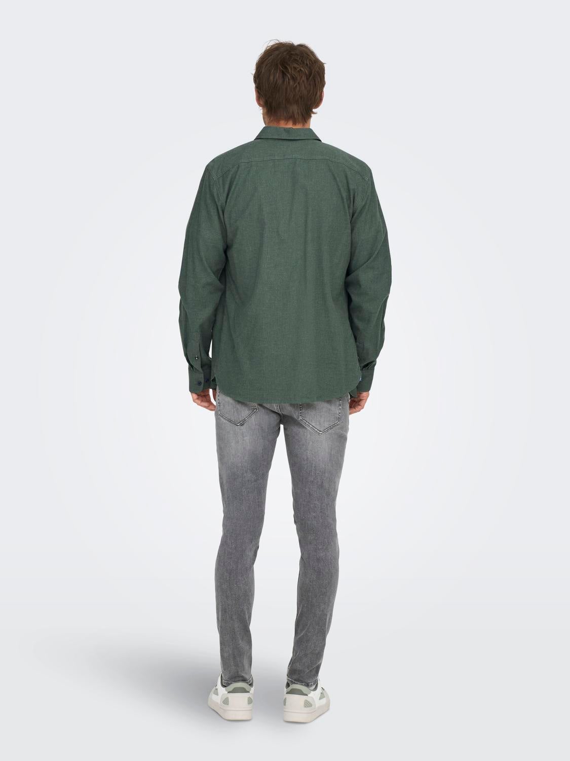 ONSWARP Niedrige Taille Skinny Fit Jeans Medium Grey Denim
