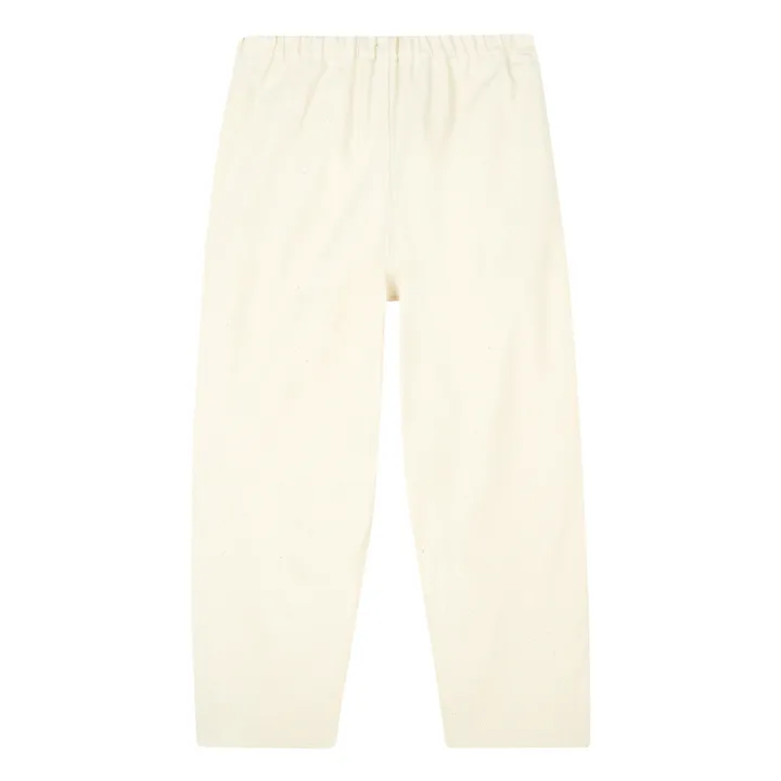 PDenim Pantalon en Denim Coton Bio | Ecru