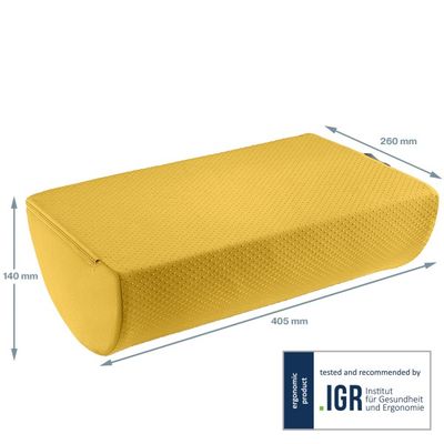 Leitz Ergo Cosy - Repose-pieds - jaune chaleureux