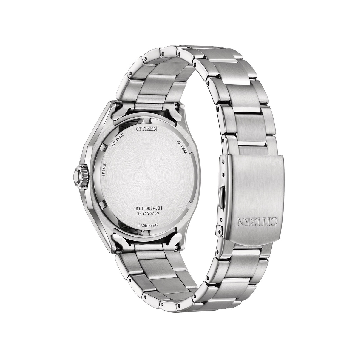Montre CITIZEN platform classic homme eco-drive bracelet acier gris