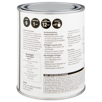 Karwei binnenlak zijdeglans 750 ml