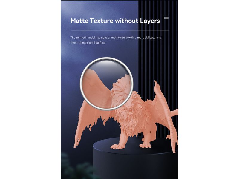 Creality Resin LCD Modellbau, 1000 g, Mattorange High Fidelity Modell-Harz
