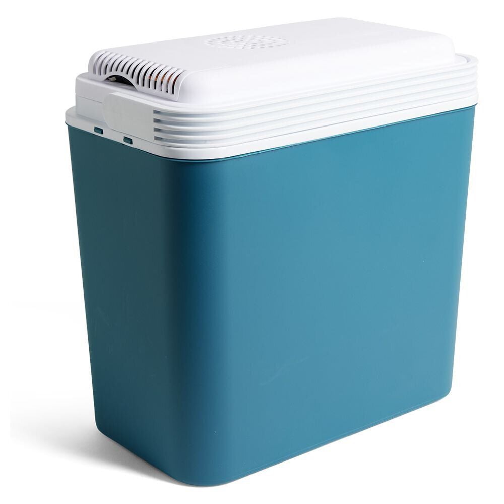 Glacière électrique 24L bleu et blanc - 34x29xH34cm