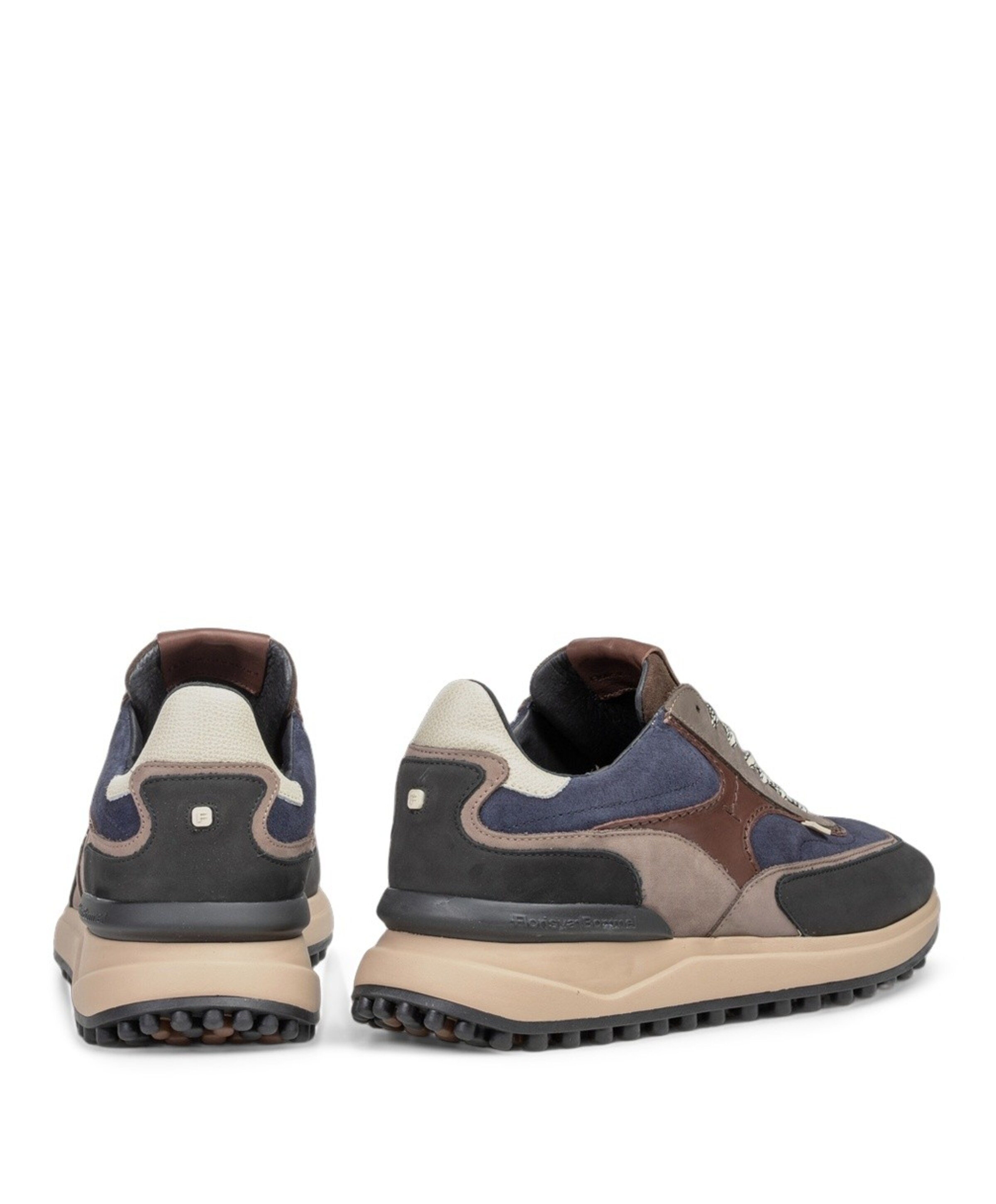 Floris van Bommel heren sneakers blauw