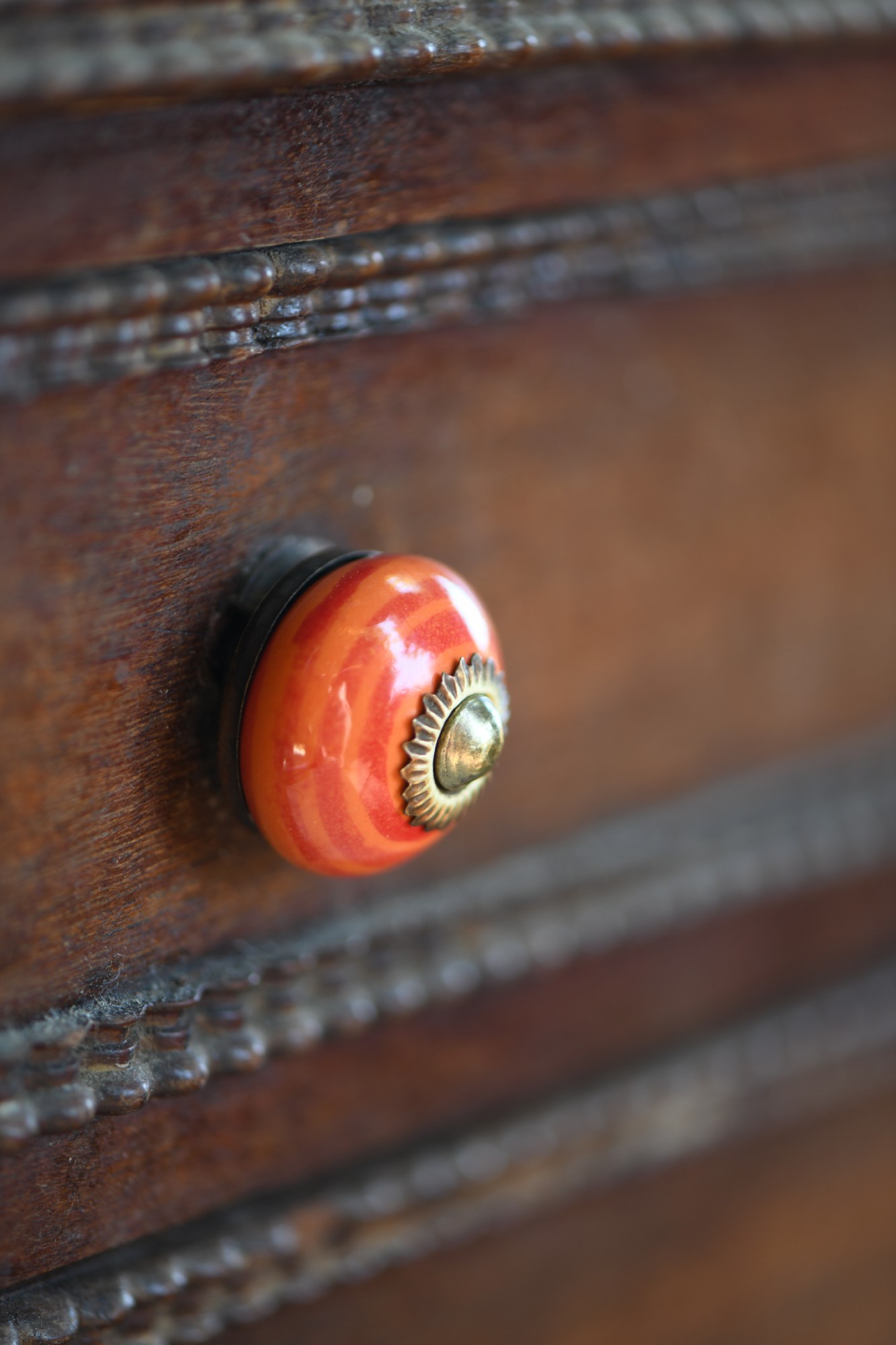 Türknauf rund, orange, rot, Ø 3 cm günstig bestellen