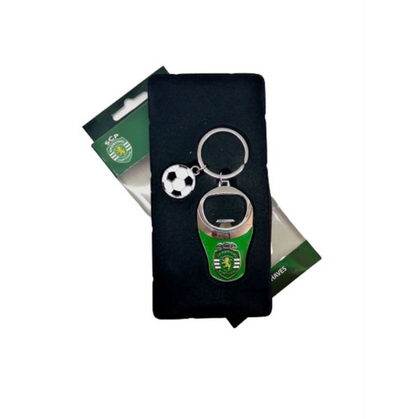 Sporting Porta-Chaves Metal Abre Caricas c/ Bola - AWSK017