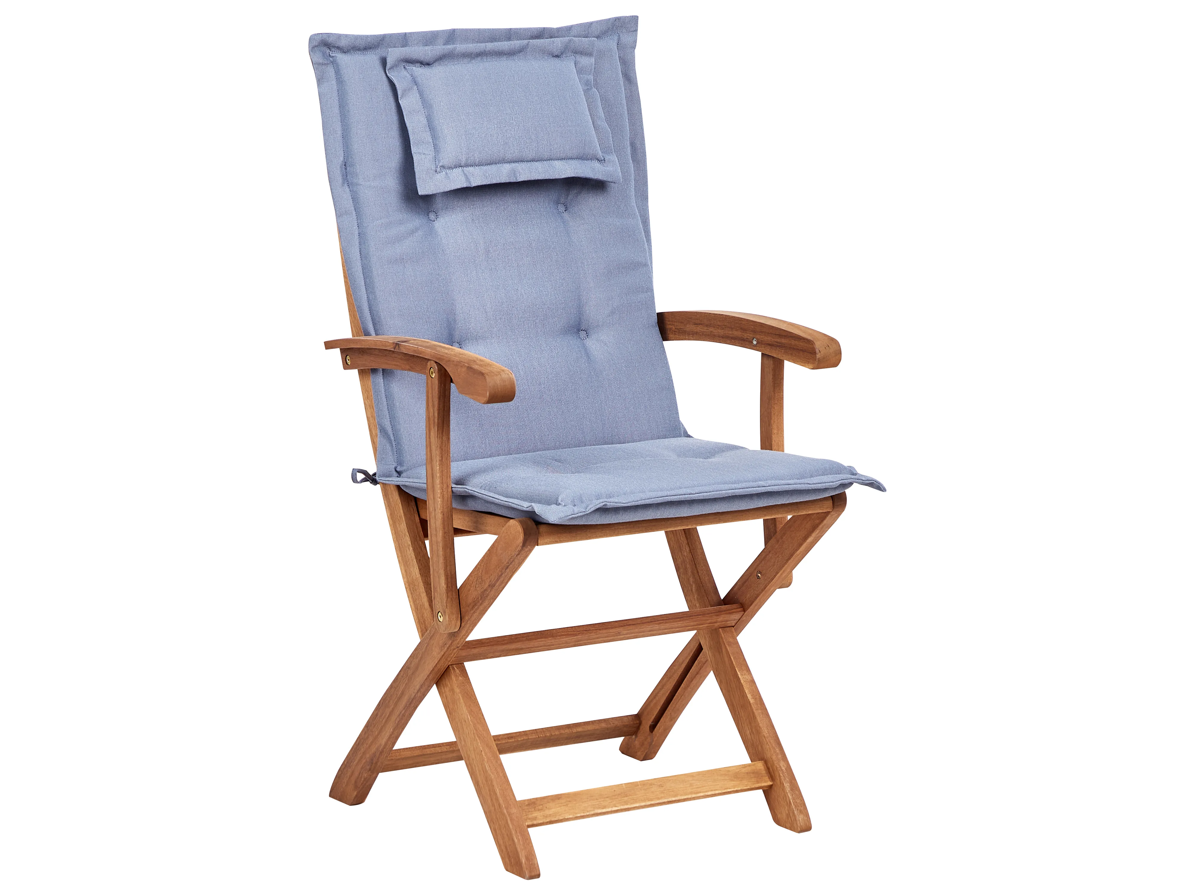 Tuinset 8-zits MAUI II met kussens Acaciahout Blauw