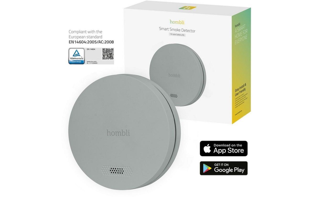 Rauchmelder Smart Smoke Detector, 85 dB, GrauRauchmelder