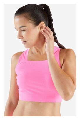 Crop Top de Running Femme Kiprun Race 900 Light Rose