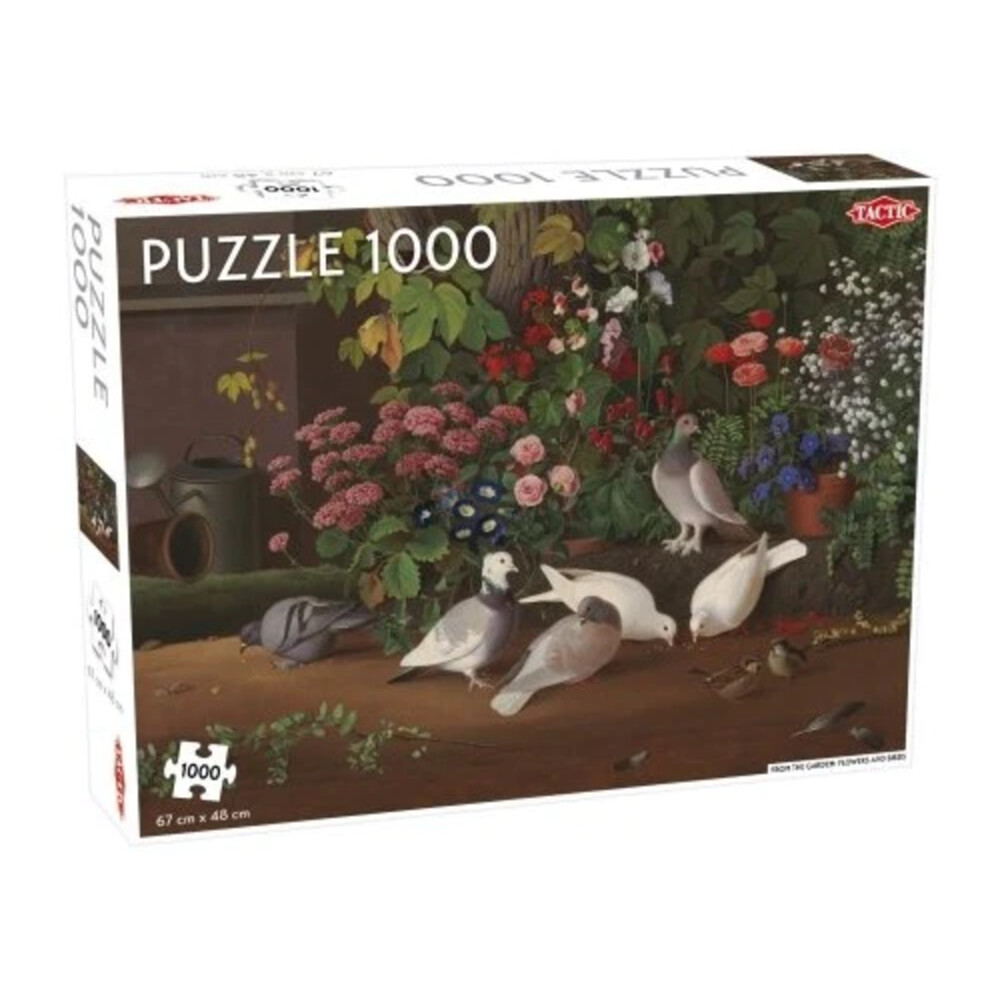 Tactic Puzzel Bloemen en Vogels 1000 stukjes