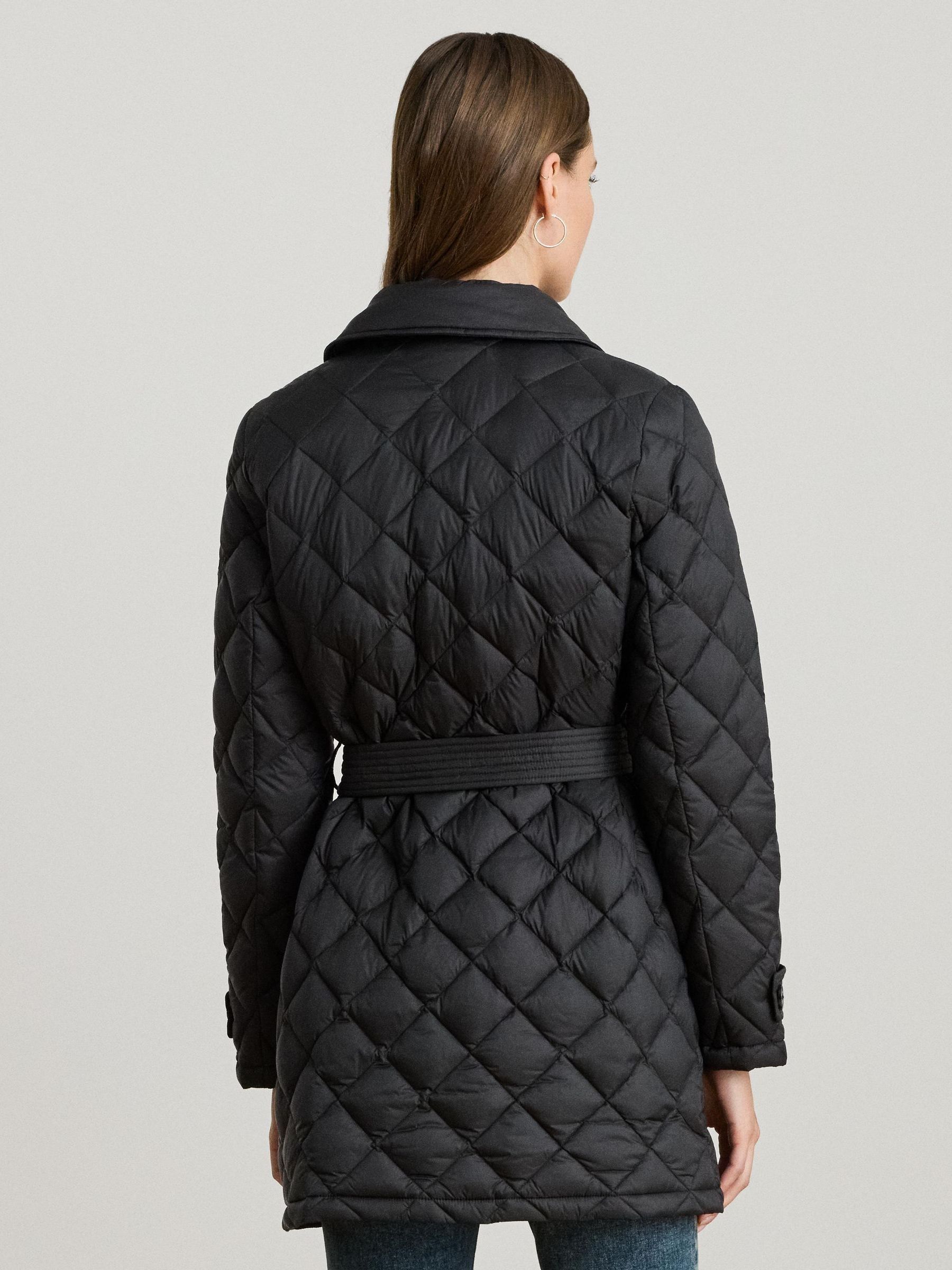 Lauren Ralph Lauren Diamond Quilted Trench Coat