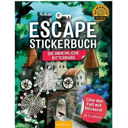 ars Edition Escape-Stickerbuch – Die unheimliche Ritterburg