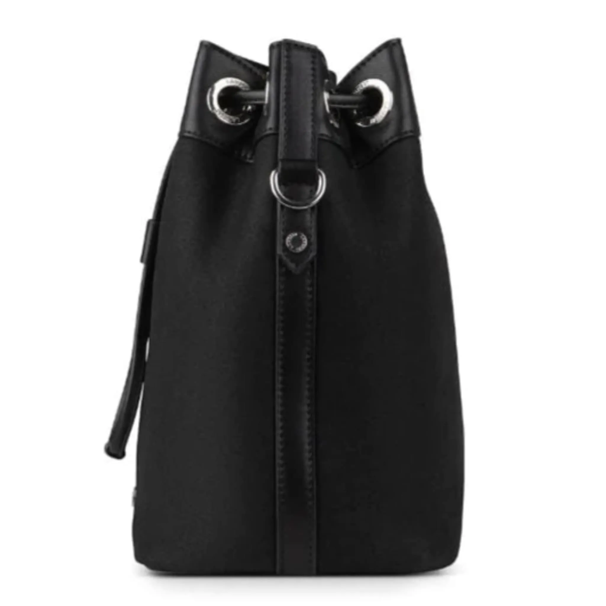 Lambert Sac Bucket 2-en-1 en Microsuède Vegan Camilla - Noir