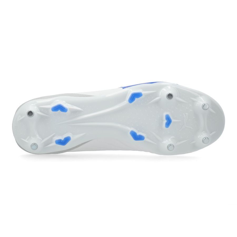 PUMA King Match SG Formula - Blanc/Bleu/Flat Light Gray