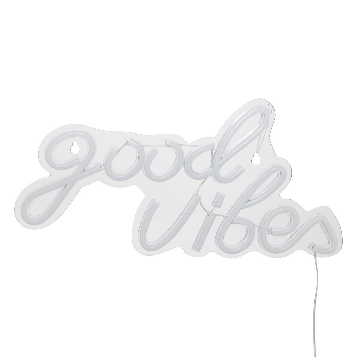 NEON LED MURAL GOOD VIBES L.40CM