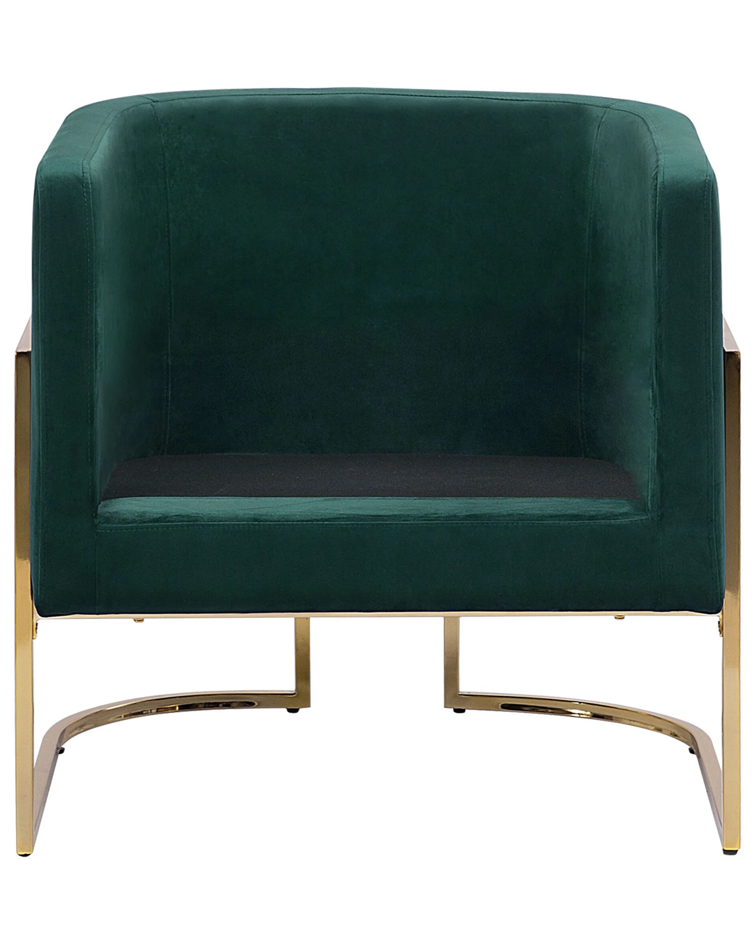 Fauteuil SIRKKA Fluweel Donkergroen