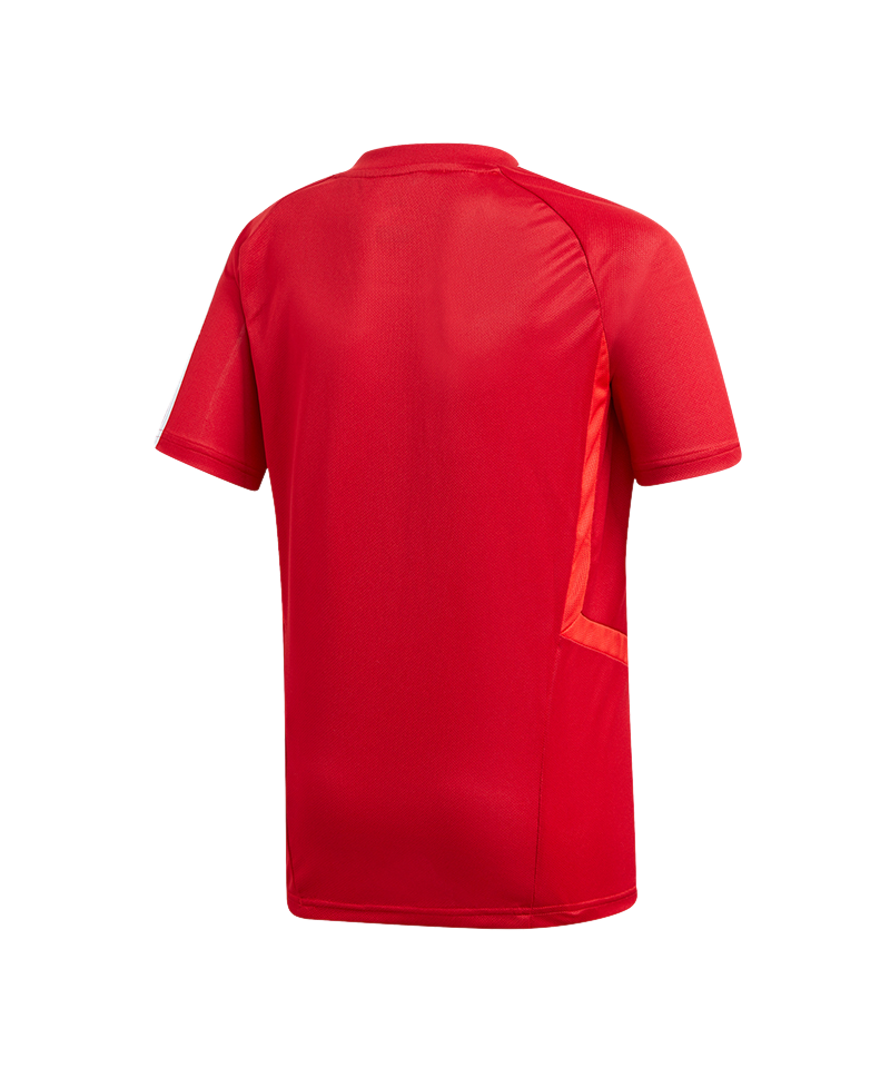 adidas Tiro 19 Trainingsshirt Kids Rot Weiss