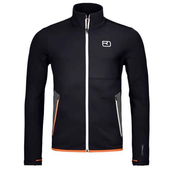 Veste polaire randonnée ORTOVOX FLEECE JACKET M BLACK RAVEN